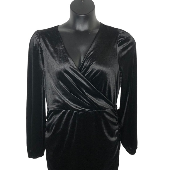 INC International Concepts Ruched Blouson-Sleeve Dress Size XL - Picture 5 of 9